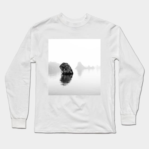 Lonely Rock Long Sleeve T-Shirt by Design A Studios